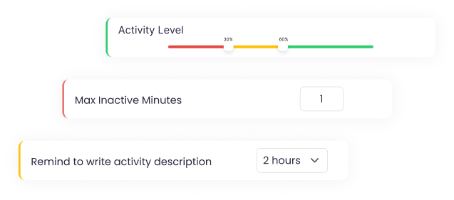 Track employee activity on desktop app Track employee activity on desktop app