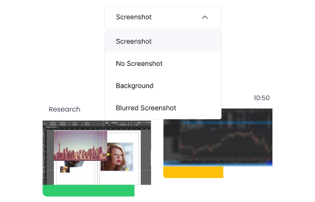 Time Tracking with Screenshots Accurate attendance monitoring with screenshots