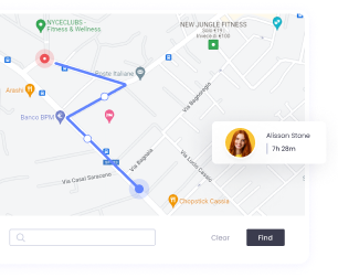 Employee Geolocation Tracking Employee geolocation tracking with mobile time tracker