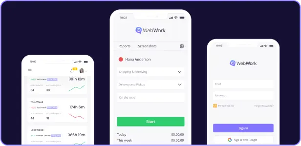 Employee GPS Time Clock Employee GPS tracking app available on iOS and Android