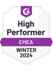 High Performer in G2's Winter 2024 WebWork as a high performer in G2's winter 2024 reports