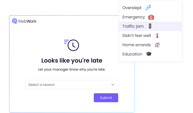 Monitoring Employee Attendance with Smart Pop-Ups Monitoring employee attendance with smart pop-ups