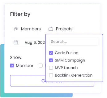 Generate Invoices For Projects Generate invoices for projects with details of tracked time