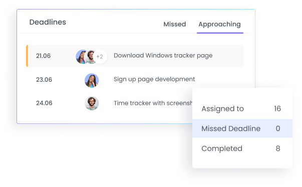 Never Miss Task Deadlines Stay on top of deadlines with task management system