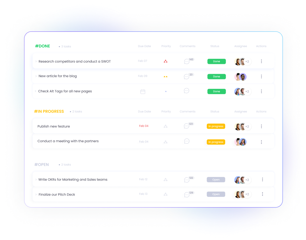 Task Management with Time Tracking Task management system with integrated time tracking