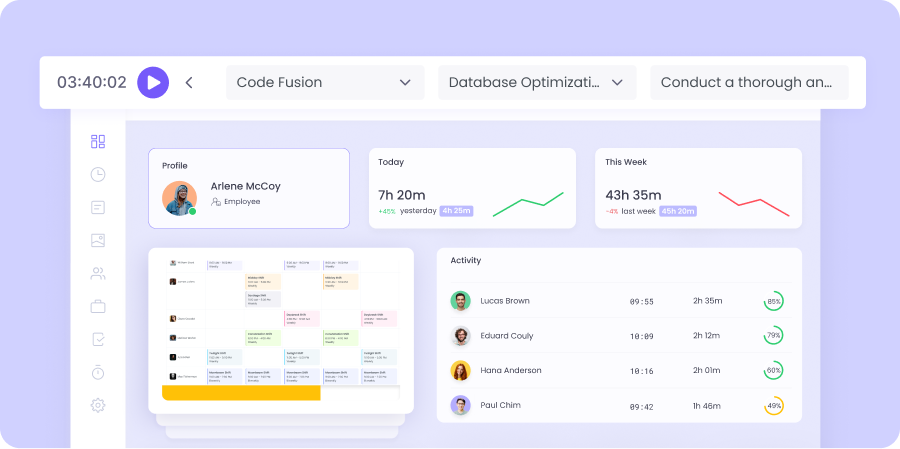Mobile Time Tracking Efficient mobile time tracking for employees